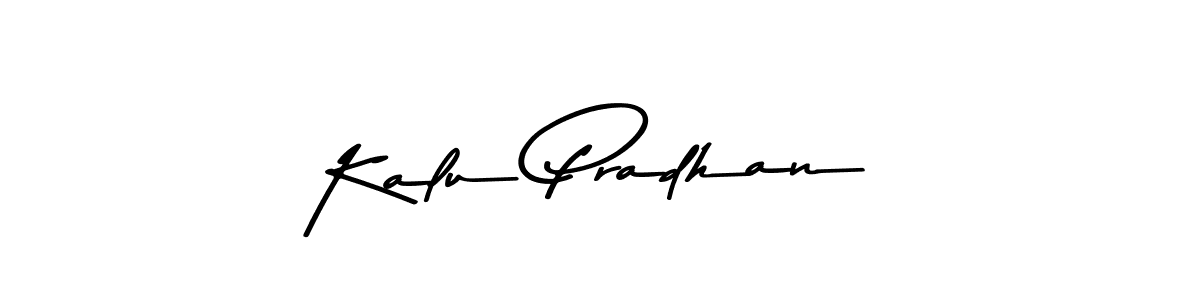 Kalu Pradhan stylish signature style. Best Handwritten Sign (Asem Kandis PERSONAL USE) for my name. Handwritten Signature Collection Ideas for my name Kalu Pradhan. Kalu Pradhan signature style 9 images and pictures png