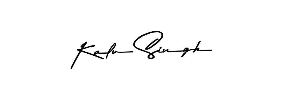 How to make Kalu Singh name signature. Use Asem Kandis PERSONAL USE style for creating short signs online. This is the latest handwritten sign. Kalu Singh signature style 9 images and pictures png