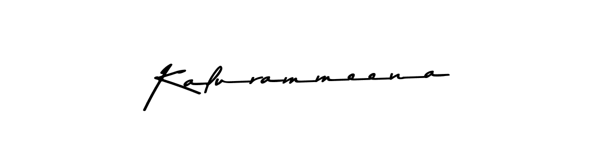Design your own signature with our free online signature maker. With this signature software, you can create a handwritten (Asem Kandis PERSONAL USE) signature for name Kalurammeena. Kalurammeena signature style 9 images and pictures png