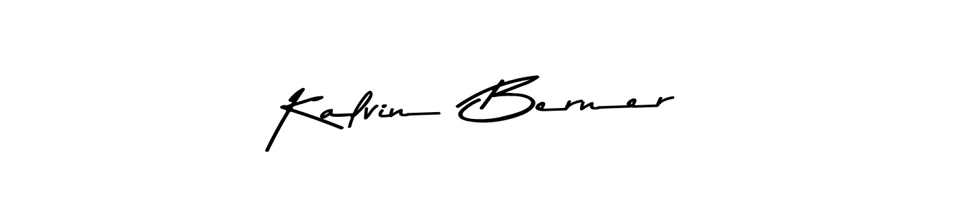 The best way (Asem Kandis PERSONAL USE) to make a short signature is to pick only two or three words in your name. The name Kalvin  Berner include a total of six letters. For converting this name. Kalvin  Berner signature style 9 images and pictures png