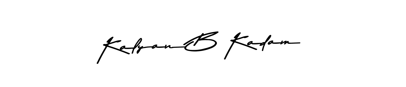 Asem Kandis PERSONAL USE is a professional signature style that is perfect for those who want to add a touch of class to their signature. It is also a great choice for those who want to make their signature more unique. Get Kalyan B Kadam name to fancy signature for free. Kalyan B Kadam signature style 9 images and pictures png