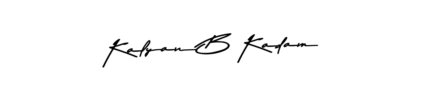 This is the best signature style for the Kalyan B Kadam name. Also you like these signature font (Asem Kandis PERSONAL USE). Mix name signature. Kalyan B Kadam signature style 9 images and pictures png