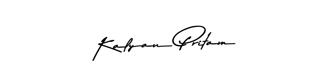 Design your own signature with our free online signature maker. With this signature software, you can create a handwritten (Asem Kandis PERSONAL USE) signature for name Kalyan Pritam. Kalyan Pritam signature style 9 images and pictures png