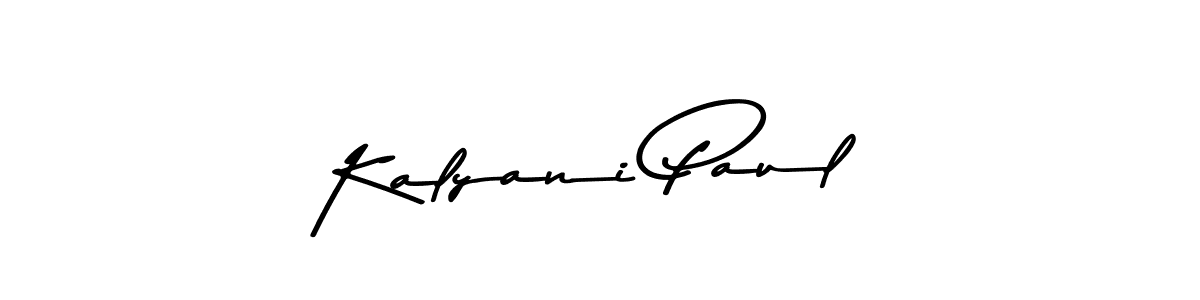 Design your own signature with our free online signature maker. With this signature software, you can create a handwritten (Asem Kandis PERSONAL USE) signature for name Kalyani Paul. Kalyani Paul signature style 9 images and pictures png