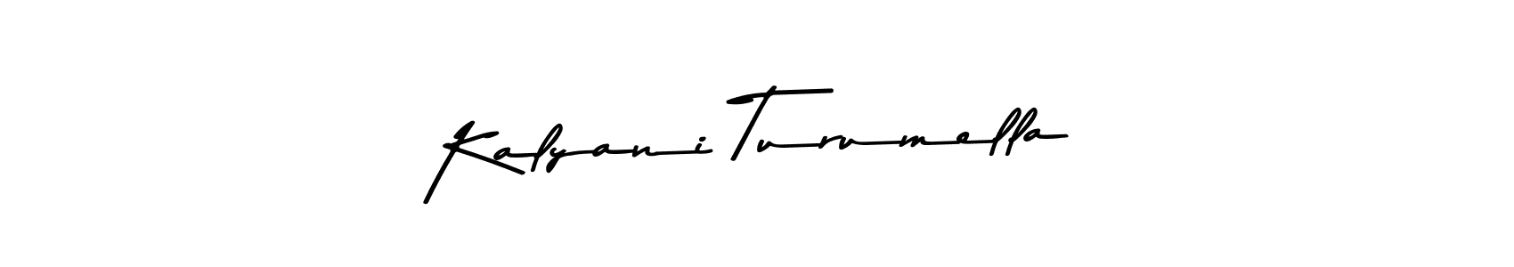Here are the top 10 professional signature styles for the name Kalyani Turumella. These are the best autograph styles you can use for your name. Kalyani Turumella signature style 9 images and pictures png