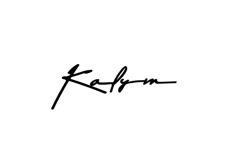 Similarly Asem Kandis PERSONAL USE is the best handwritten signature design. Signature creator online .You can use it as an online autograph creator for name Kalym. Kalym signature style 9 images and pictures png