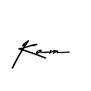 Kam stylish signature style. Best Handwritten Sign (Asem Kandis PERSONAL USE) for my name. Handwritten Signature Collection Ideas for my name Kam. Kam signature style 9 images and pictures png