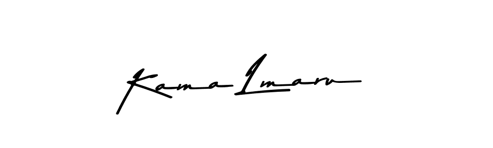 The best way (Asem Kandis PERSONAL USE) to make a short signature is to pick only two or three words in your name. The name Kama Lmaru include a total of six letters. For converting this name. Kama Lmaru signature style 9 images and pictures png