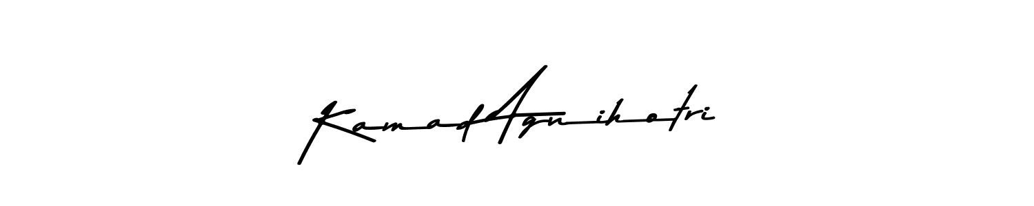 Similarly Asem Kandis PERSONAL USE is the best handwritten signature design. Signature creator online .You can use it as an online autograph creator for name Kamad Agnihotri. Kamad Agnihotri signature style 9 images and pictures png