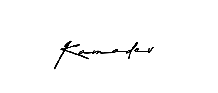 Make a beautiful signature design for name Kamadev. With this signature (Asem Kandis PERSONAL USE) style, you can create a handwritten signature for free. Kamadev signature style 9 images and pictures png