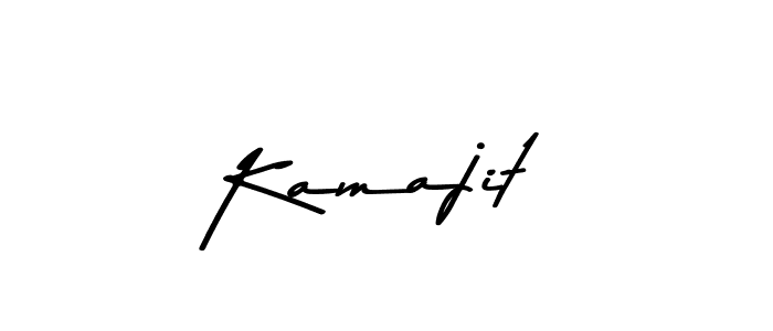 Create a beautiful signature design for name Kamajit. With this signature (Asem Kandis PERSONAL USE) fonts, you can make a handwritten signature for free. Kamajit signature style 9 images and pictures png