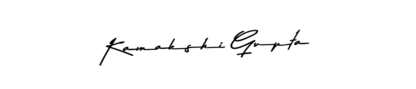 Create a beautiful signature design for name Kamakshi Gupta. With this signature (Asem Kandis PERSONAL USE) fonts, you can make a handwritten signature for free. Kamakshi Gupta signature style 9 images and pictures png