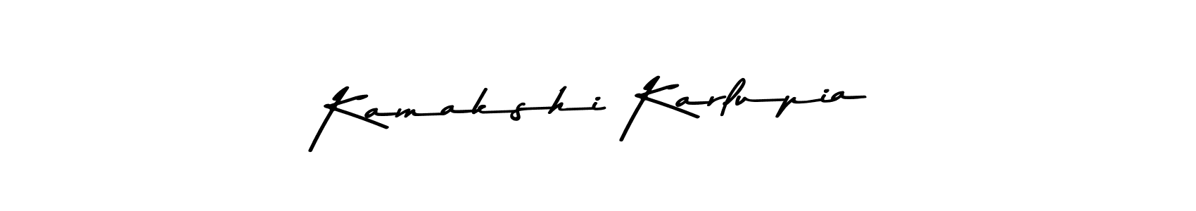 Kamakshi Karlupia stylish signature style. Best Handwritten Sign (Asem Kandis PERSONAL USE) for my name. Handwritten Signature Collection Ideas for my name Kamakshi Karlupia. Kamakshi Karlupia signature style 9 images and pictures png