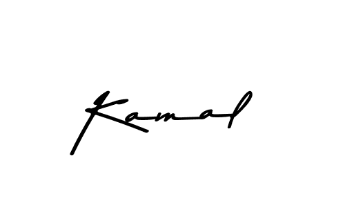 Make a beautiful signature design for name Kamal. With this signature (Asem Kandis PERSONAL USE) style, you can create a handwritten signature for free. Kamal signature style 9 images and pictures png