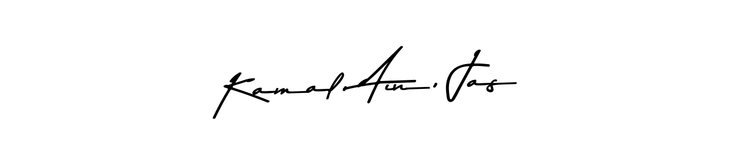 Use a signature maker to create a handwritten signature online. With this signature software, you can design (Asem Kandis PERSONAL USE) your own signature for name Kamal, Ain, Jas. Kamal, Ain, Jas signature style 9 images and pictures png