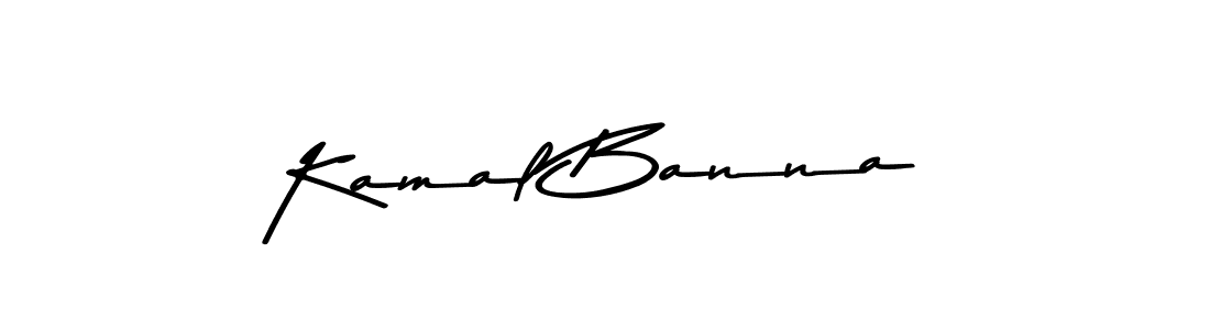 Create a beautiful signature design for name Kamal Banna. With this signature (Asem Kandis PERSONAL USE) fonts, you can make a handwritten signature for free. Kamal Banna signature style 9 images and pictures png