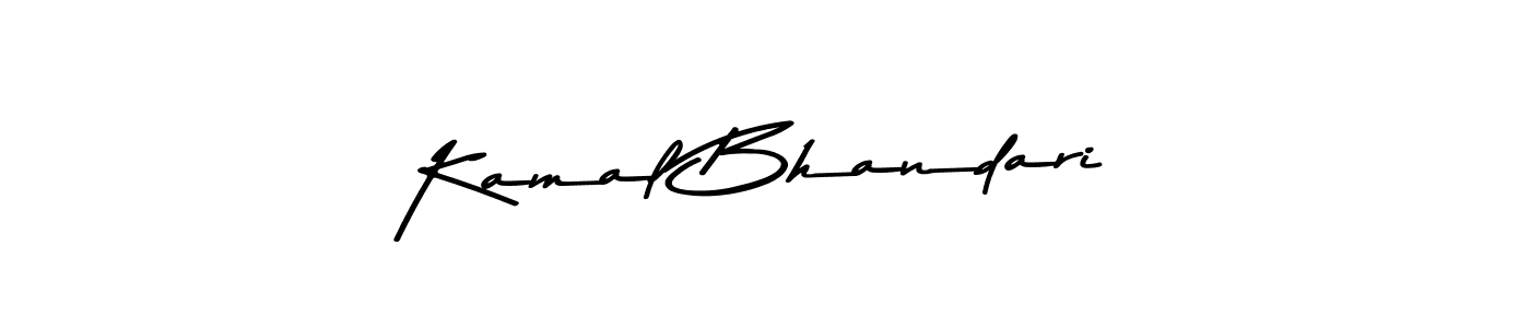 Kamal Bhandari stylish signature style. Best Handwritten Sign (Asem Kandis PERSONAL USE) for my name. Handwritten Signature Collection Ideas for my name Kamal Bhandari. Kamal Bhandari signature style 9 images and pictures png