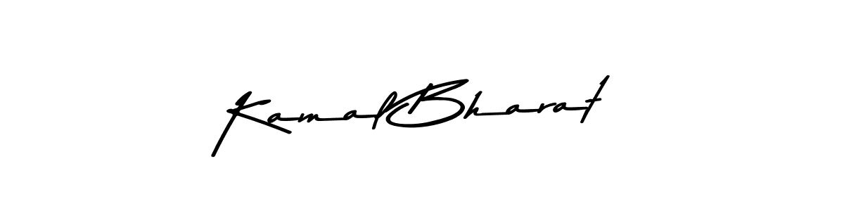 Make a beautiful signature design for name Kamal Bharat. With this signature (Asem Kandis PERSONAL USE) style, you can create a handwritten signature for free. Kamal Bharat signature style 9 images and pictures png