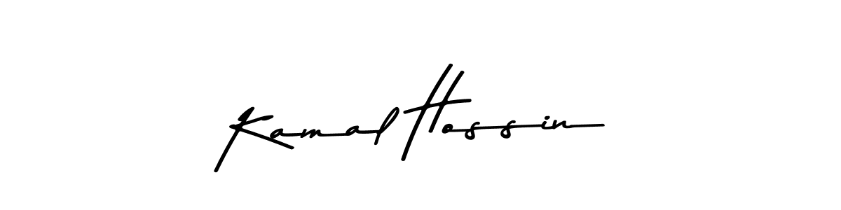 How to make Kamal Hossin name signature. Use Asem Kandis PERSONAL USE style for creating short signs online. This is the latest handwritten sign. Kamal Hossin signature style 9 images and pictures png