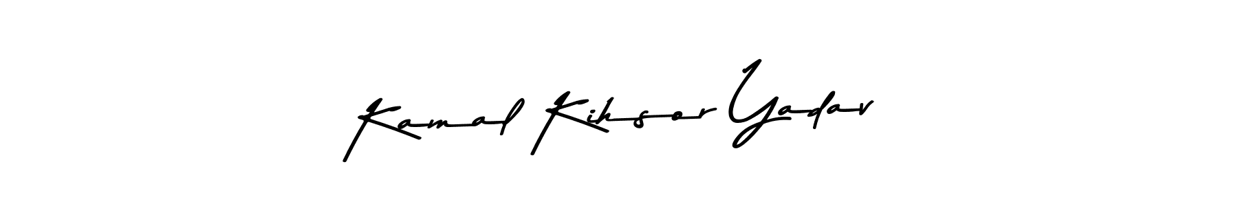 Make a beautiful signature design for name Kamal Kihsor Yadav. With this signature (Asem Kandis PERSONAL USE) style, you can create a handwritten signature for free. Kamal Kihsor Yadav signature style 9 images and pictures png