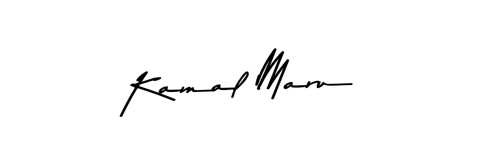 Create a beautiful signature design for name Kamal Maru. With this signature (Asem Kandis PERSONAL USE) fonts, you can make a handwritten signature for free. Kamal Maru signature style 9 images and pictures png