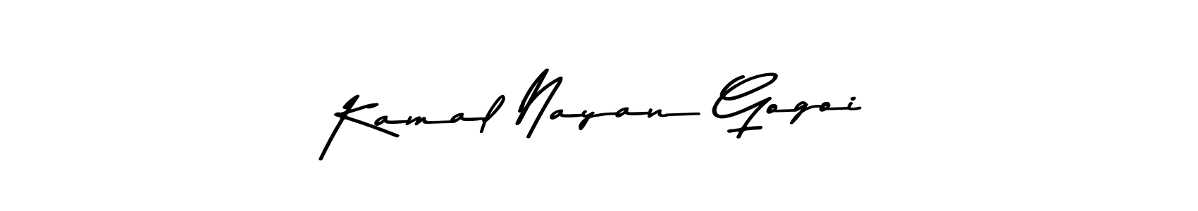 Make a beautiful signature design for name Kamal Nayan Gogoi. With this signature (Asem Kandis PERSONAL USE) style, you can create a handwritten signature for free. Kamal Nayan Gogoi signature style 9 images and pictures png
