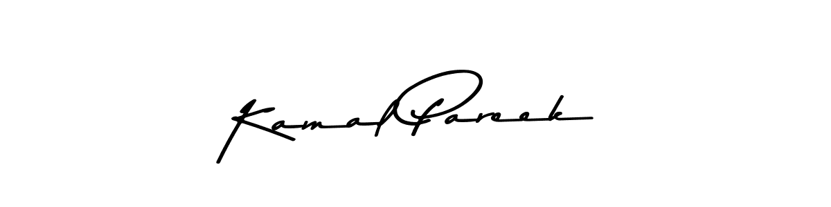 Create a beautiful signature design for name Kamal Pareek. With this signature (Asem Kandis PERSONAL USE) fonts, you can make a handwritten signature for free. Kamal Pareek signature style 9 images and pictures png