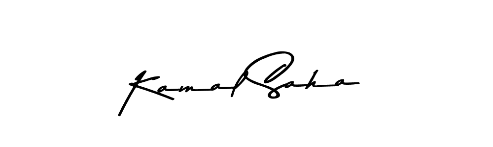 Use a signature maker to create a handwritten signature online. With this signature software, you can design (Asem Kandis PERSONAL USE) your own signature for name Kamal Saha. Kamal Saha signature style 9 images and pictures png