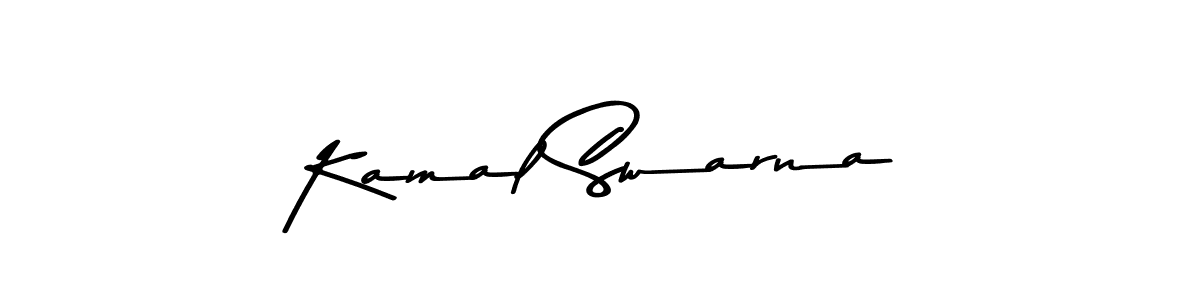 You should practise on your own different ways (Asem Kandis PERSONAL USE) to write your name (Kamal Swarna) in signature. don't let someone else do it for you. Kamal Swarna signature style 9 images and pictures png