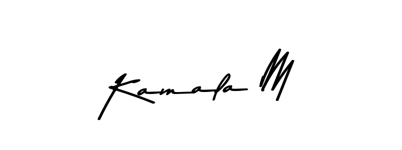 Kamala M stylish signature style. Best Handwritten Sign (Asem Kandis PERSONAL USE) for my name. Handwritten Signature Collection Ideas for my name Kamala M. Kamala M signature style 9 images and pictures png