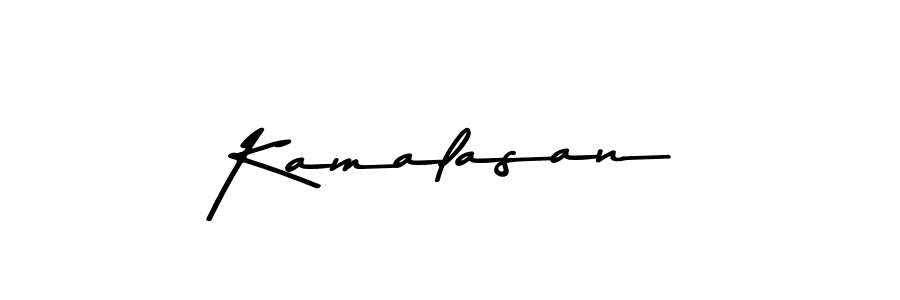 Make a beautiful signature design for name Kamalasan. With this signature (Asem Kandis PERSONAL USE) style, you can create a handwritten signature for free. Kamalasan signature style 9 images and pictures png