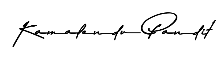 Use a signature maker to create a handwritten signature online. With this signature software, you can design (Asem Kandis PERSONAL USE) your own signature for name Kamalendu Pandit. Kamalendu Pandit signature style 9 images and pictures png