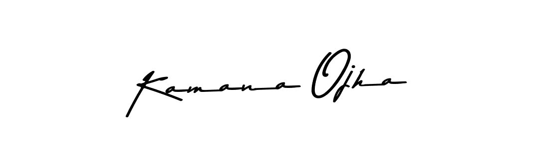 This is the best signature style for the Kamana Ojha name. Also you like these signature font (Asem Kandis PERSONAL USE). Mix name signature. Kamana Ojha signature style 9 images and pictures png