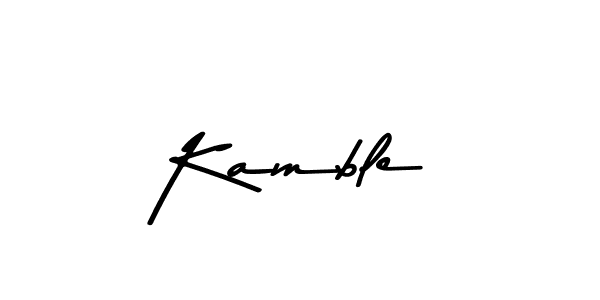 This is the best signature style for the Kamble name. Also you like these signature font (Asem Kandis PERSONAL USE). Mix name signature. Kamble signature style 9 images and pictures png