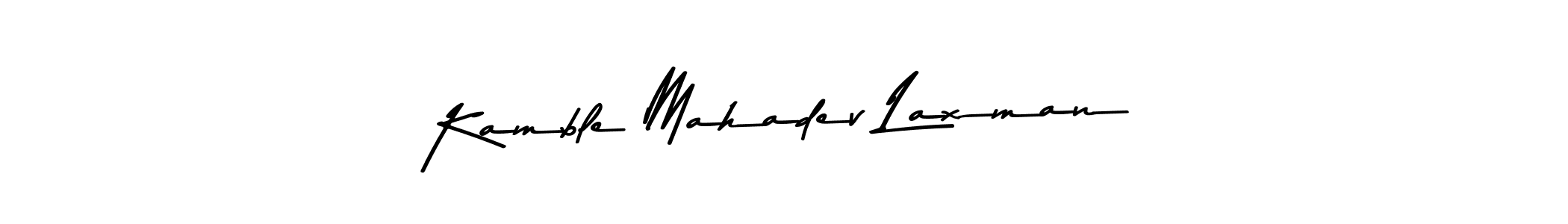 You should practise on your own different ways (Asem Kandis PERSONAL USE) to write your name (Kamble Mahadev Laxman) in signature. don't let someone else do it for you. Kamble Mahadev Laxman signature style 9 images and pictures png