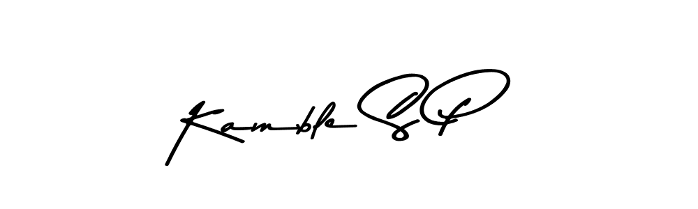 You can use this online signature creator to create a handwritten signature for the name Kamble S P. This is the best online autograph maker. Kamble S P signature style 9 images and pictures png