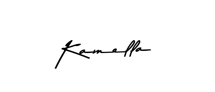 Design your own signature with our free online signature maker. With this signature software, you can create a handwritten (Asem Kandis PERSONAL USE) signature for name Kamella. Kamella signature style 9 images and pictures png