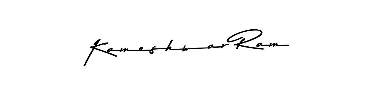 Make a beautiful signature design for name Kameshwar Ram. Use this online signature maker to create a handwritten signature for free. Kameshwar Ram signature style 9 images and pictures png