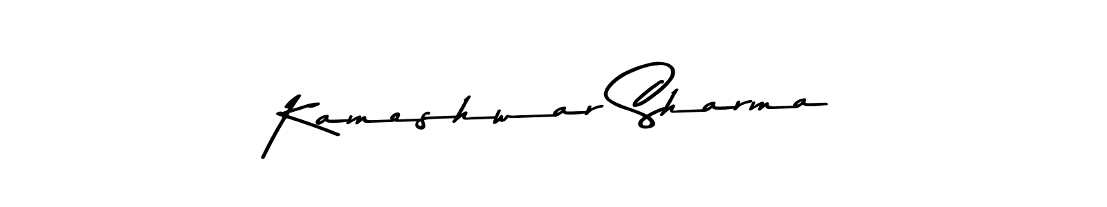 Similarly Asem Kandis PERSONAL USE is the best handwritten signature design. Signature creator online .You can use it as an online autograph creator for name Kameshwar Sharma. Kameshwar Sharma signature style 9 images and pictures png