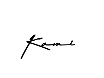 This is the best signature style for the Kami name. Also you like these signature font (Asem Kandis PERSONAL USE). Mix name signature. Kami signature style 9 images and pictures png