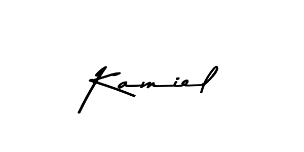 Make a short Kamiel signature style. Manage your documents anywhere anytime using Asem Kandis PERSONAL USE. Create and add eSignatures, submit forms, share and send files easily. Kamiel signature style 9 images and pictures png