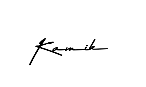 How to Draw Kamik signature style? Asem Kandis PERSONAL USE is a latest design signature styles for name Kamik. Kamik signature style 9 images and pictures png