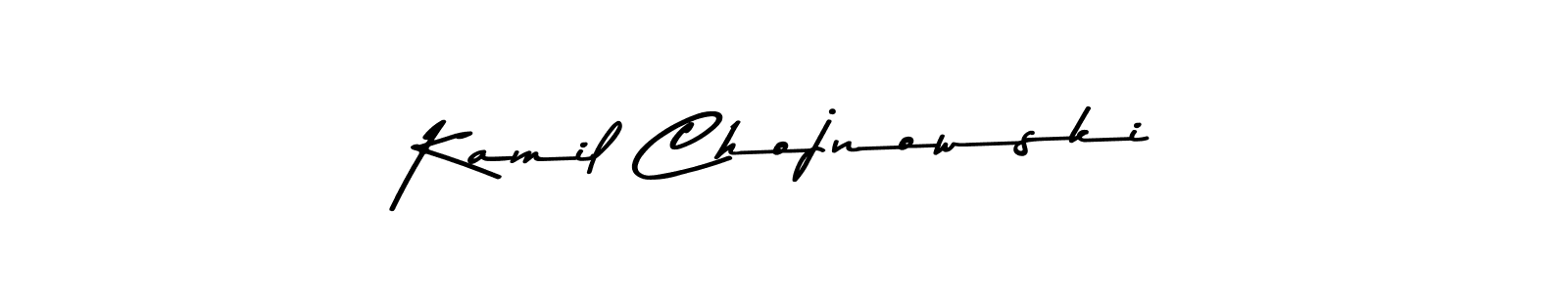 Create a beautiful signature design for name Kamil Chojnowski. With this signature (Asem Kandis PERSONAL USE) fonts, you can make a handwritten signature for free. Kamil Chojnowski signature style 9 images and pictures png