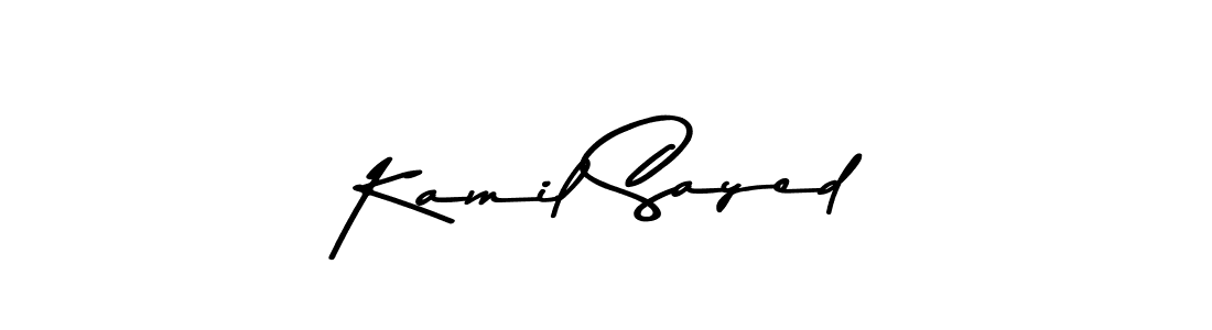Kamil Sayed stylish signature style. Best Handwritten Sign (Asem Kandis PERSONAL USE) for my name. Handwritten Signature Collection Ideas for my name Kamil Sayed. Kamil Sayed signature style 9 images and pictures png