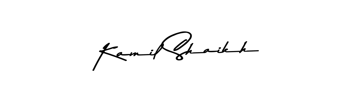 Similarly Asem Kandis PERSONAL USE is the best handwritten signature design. Signature creator online .You can use it as an online autograph creator for name Kamil Shaikh. Kamil Shaikh signature style 9 images and pictures png