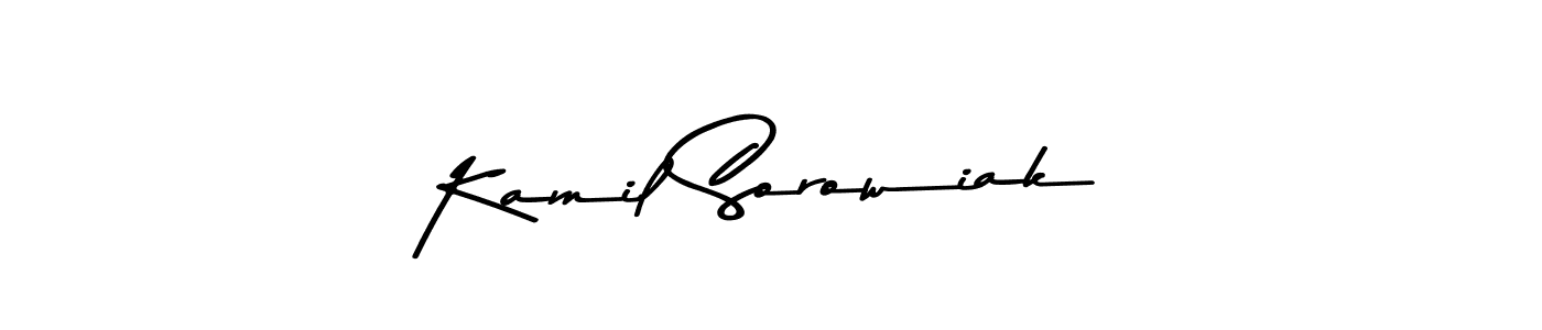 It looks lik you need a new signature style for name Kamil Sorowiak. Design unique handwritten (Asem Kandis PERSONAL USE) signature with our free signature maker in just a few clicks. Kamil Sorowiak signature style 9 images and pictures png