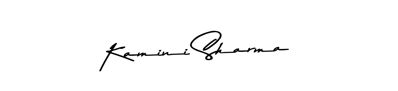 How to make Kamini Sharma name signature. Use Asem Kandis PERSONAL USE style for creating short signs online. This is the latest handwritten sign. Kamini Sharma signature style 9 images and pictures png