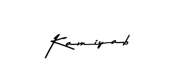 You can use this online signature creator to create a handwritten signature for the name Kamiyab. This is the best online autograph maker. Kamiyab signature style 9 images and pictures png