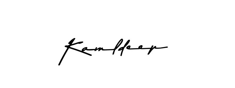 Use a signature maker to create a handwritten signature online. With this signature software, you can design (Asem Kandis PERSONAL USE) your own signature for name Kamldeep. Kamldeep signature style 9 images and pictures png