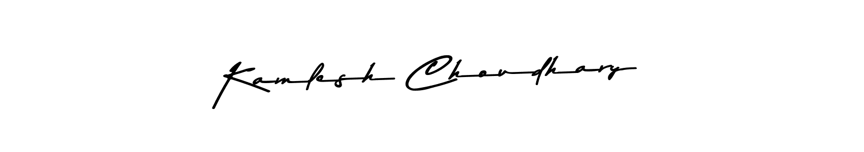 The best way (Asem Kandis PERSONAL USE) to make a short signature is to pick only two or three words in your name. The name Kamlesh Choudhary include a total of six letters. For converting this name. Kamlesh Choudhary signature style 9 images and pictures png